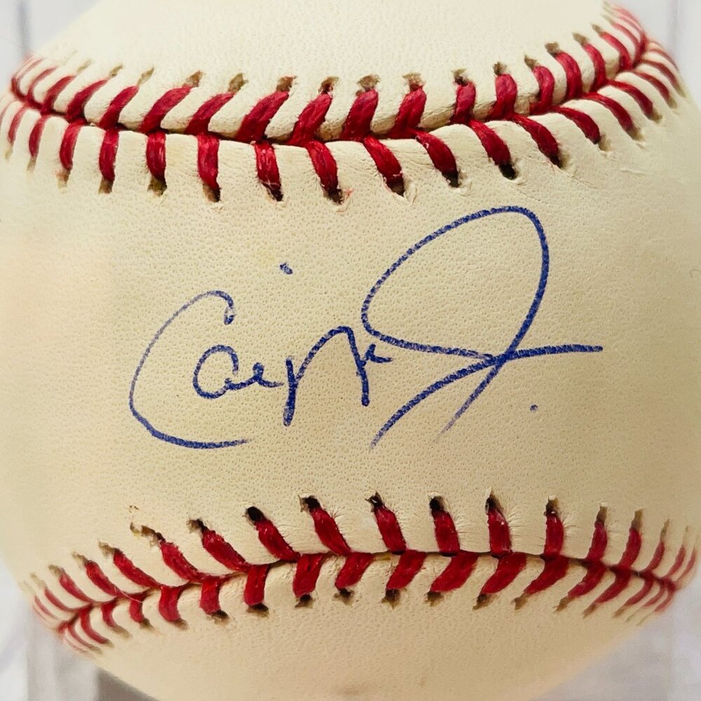 Signed Cal Ripken, Jr. Baseball w/Cube & COA-Steiner, OMLB-Rawlings, Baltimore
